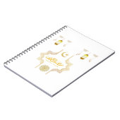 ハッピーラマダンカレム – イードムバラクウィズホリデー ノートブック (左側)