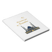 ハッピーラマダンカレム – イードムバラク引用文 ノートパッド (アングル)