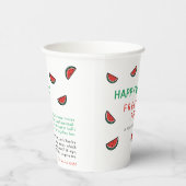 ハッピーラマダンフリーフタールウィズドゥアススイカ 紙コップ (右)