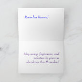 ハッピーラマダン カード (内部)