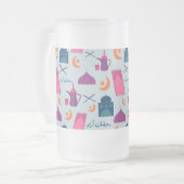 ハッピーラマダン フロストグラスビールジョッキ (正面左)