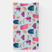 ハッピーラマダン 横断幕 (縦)