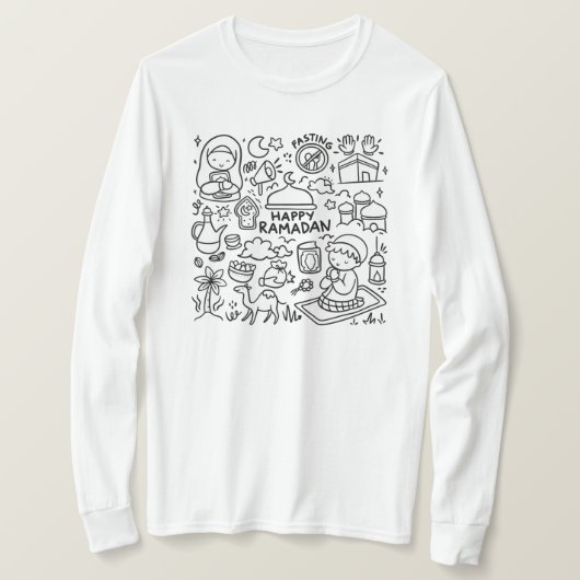 ハッピーラマダン Tシャツ (デザイン正面)