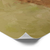 ハッピーラマ絵を描の効果 ポスター (角)