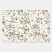 ハッピーラマ ラッピングペーパーシート (正面3)