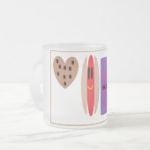 ハッピーランチマグ フロストグラスマグカップ (正面左)