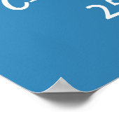 ハッピーリタイアおもしろいメント超現実的ビーチシーン ポスター (角)