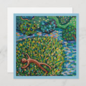 ハッピーリタイアアートプリントカード (正面/裏面)