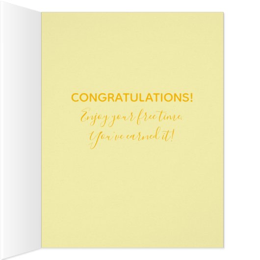 ハッピーリタイアイエローデイジーパタパーソナライズされたーン (内側(右))