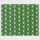 ハッピーリタイアゴルフボール ラッピングペーパー (フラット)