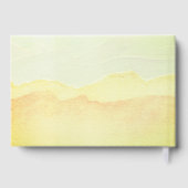 ハッピーリタイアパステルウォーターカラーカスタム ゲストブック (裏面)