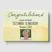 ハッピーリタイアパステルウォーターカラーカスタム ゲストブック (正面)