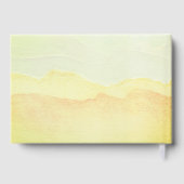 ハッピーリタイアパステルウォーターカラーカスタム ゲストブック (裏面)