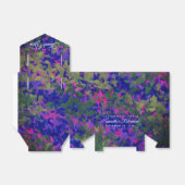 ハッピーリタイアパープルブルーガーデンハンド色彩の鮮やか フェイバーボックス (折り畳みなし)