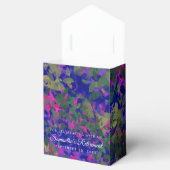 ハッピーリタイアパープルブルーガーデンハンド色彩の鮮やか フェイバーボックス (オープン)