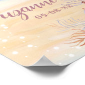 ハッピーリタイアビーチコースタルシェル ポスター (角)