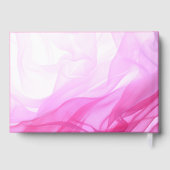 ハッピーリタイアピンクホワイトウォーターカスタムカラー ゲストブック (裏面)