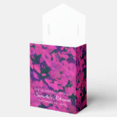 ハッピーリタイアピンク花模様ガーデンハンド色彩の鮮やか フェイバーボックス (オープン)