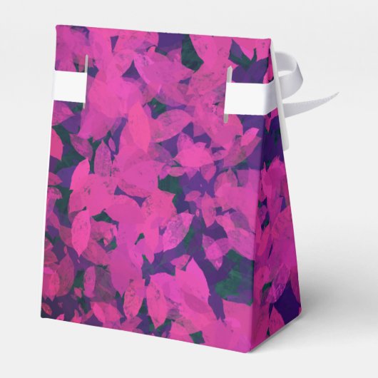 ハッピーリタイアピンク花模様ガーデンハンド色彩の鮮やか フェイバーボックス (裏面サイド)