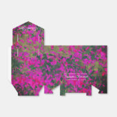 ハッピーリタイアピンク花模様ガーデンハンド色彩の鮮やか フェイバーボックス (折り畳みなし)