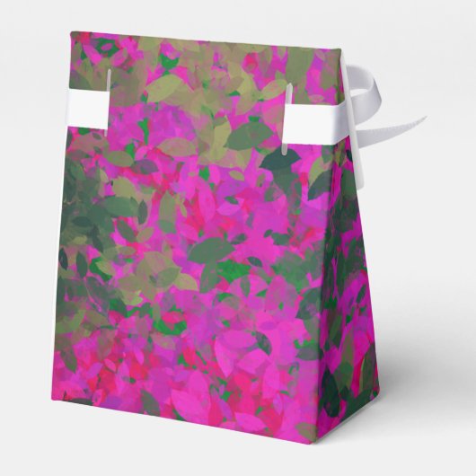 ハッピーリタイアピンク花模様ガーデンハンド色彩の鮮やか フェイバーボックス (裏面サイド)