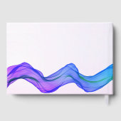 ハッピーリタイアブルーパープルウォーターカスタムカラー ゲストブック (裏面)