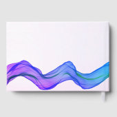 ハッピーリタイアブルーパープルウォーターカスタムカラー ゲストブック (裏面)