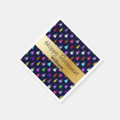 ハッピーリタイアホースレーシングジョッキーシルク スタンダードカクテルナプキン (角)