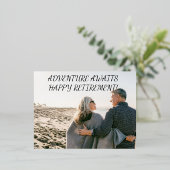 ハッピーリタイアポストカード 箔シーズンポストカード (立ち正面)