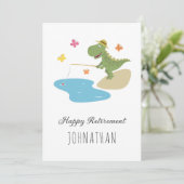 ハッピーリタイアマンガ恐竜魚釣りカード (スタンド正面)