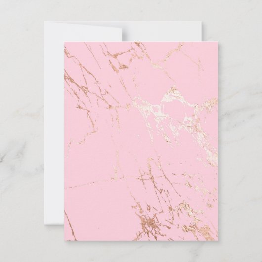 ハッピーリタイアメントおめでとう大理石赤面ピンク ノートカード (裏面)