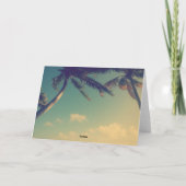 ハッピーリタイアメントトロピカルパームビーチ写真 カード (裏面)