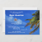 ハッピーリタイアメントパーティーサニービーチ招待状 招待状 (裏面)