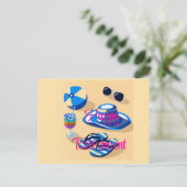 ハッピーリタイアメントビーチ ポストカード (スタンド正面)