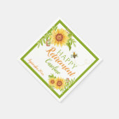 ハッピーリタイアメントフローラひまわりナプキンス スタンダードカクテルナプキン (角)