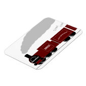 ハッピーリタイアメント列車 マグネット (左側)