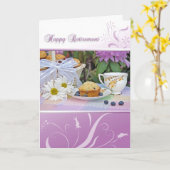 ハッピーリタイアメント朝食 カード (黄色い花)