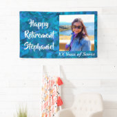 ハッピーリタイアメント海ブルーフォトリタイアメントパーティー 横断幕 (インサイチュ)