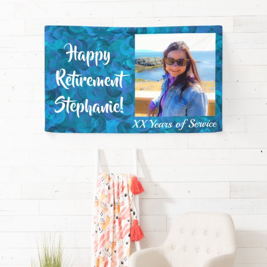 ハッピーリタイアメント海ブルーフォトリタイアメントパーティー 横断幕 (インサイチュ)