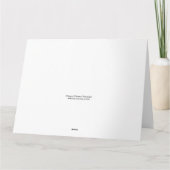 ハッピーリタイアメント金ゴールドコンパス カード (裏面)