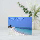 ハッピーリタイアメント – ブルー海 ポストカード (スタンド正面)