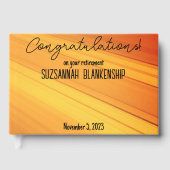 ハッピーリタイアランティアダイアゴナル金ゴールドストリークスカスタム ゲストブック (正面)