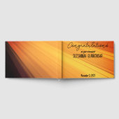 ハッピーリタイアランティアダイアゴナル金ゴールドストリークスカスタム ゲストブック (全面)