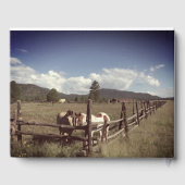 ハッピーリタイアルーラルシーンホースフォトカスタム ゲストブック (裏面)