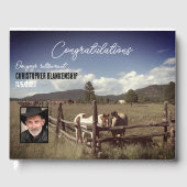 ハッピーリタイアルーラルシーンホースフォトカスタム ゲストブック (正面)