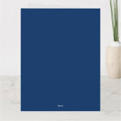 ハッピーリタイア航海のルセールボートのグリーティングカード カード (裏面)