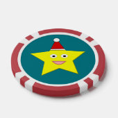ハッピーリトルクリスマススター ポーカーチップ (シングル)