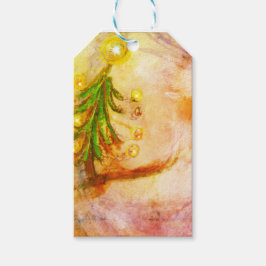 ハッピーリトルクリスマスツリーギフトラベル ギフトタグ