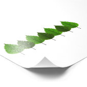 ハッピーリトルグリーンツリーリーフフォレスト フォトプリント            (角)