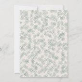 ハッピーリトルシードベビーシャワーカード 招待状 (裏面)